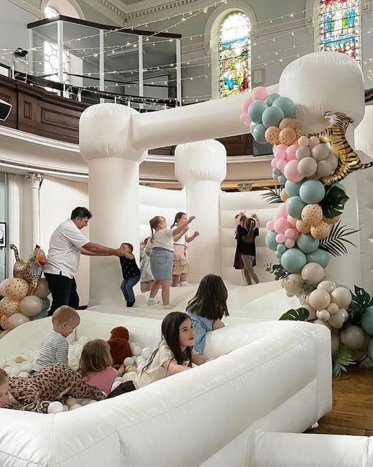2M Inflatable White Ball Pit
