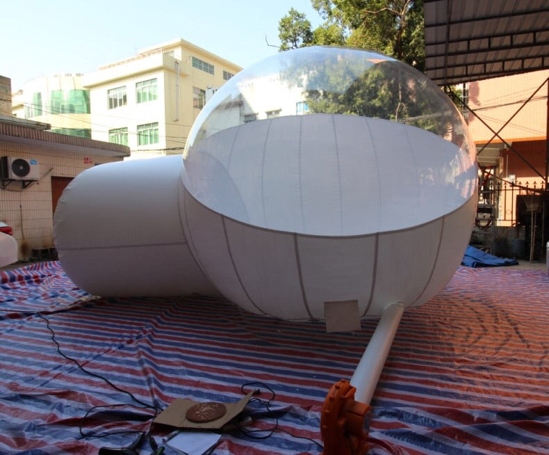 small privacy bubble tent. 3m diameter with air pump